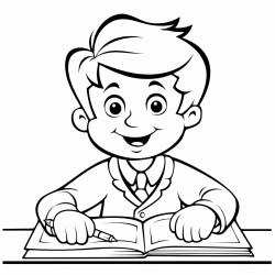 una zarigueya que es profesor y educa a los nios