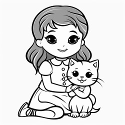 girl cat