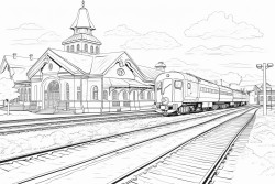 train station