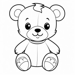a cute teddy bear