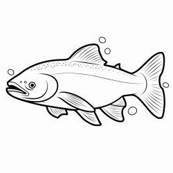 a cute and adorable icelandic arctic char