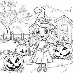 un dessin dhalloween avec les motions triste colre joie