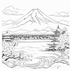 mount fuji in japan