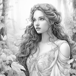 princess lost in the woods