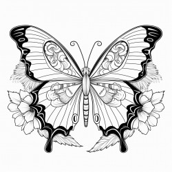 a butterfly on a flower