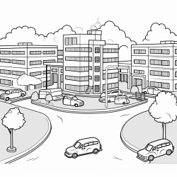 medical building parking lot