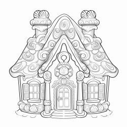 filligree gingerbread hause interrior