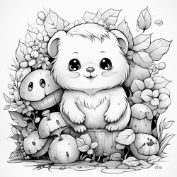 cute fat animals doing human things