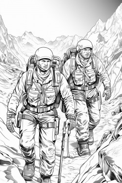 space rangers in basic training doing an obstacle course