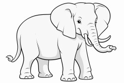 elephant from the front