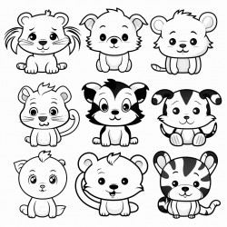 cute cartoon animals