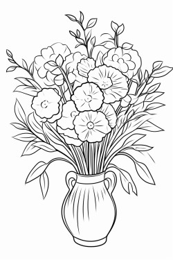 a bouquet off autumn flowers