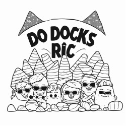banner with writing our da rocks