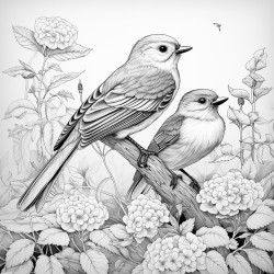 birds in nature