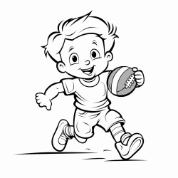 coloring football