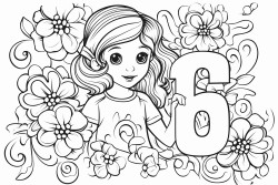 crear con numeros para coloriar