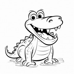 cartoon crocodile