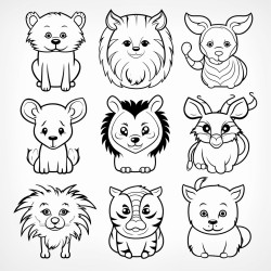 different  animals