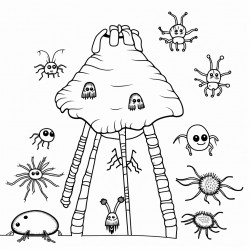 evolution and diversity of non living organisms including a bacteriophage