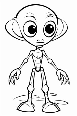 the manylegged alien has many thin legs that help it move quickly