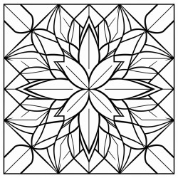 diamond starburst  a starburst pattern with diamond shapes symmetrical