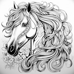 a horse