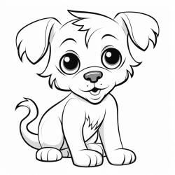 Cute dog,  big  eyes