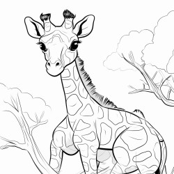 baby giraffe