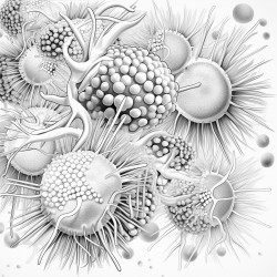 virus particles