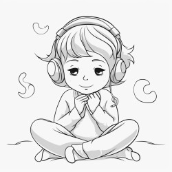 a picture of a child listening to a wise adult