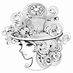 ladies tea party hat