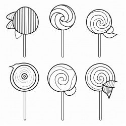 lollipops with different forms