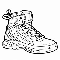 a basketball shoe featuring a coffee cup design and a caffeinated theme