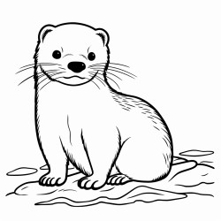 a cute icelandic mink