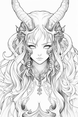 demon anime girl