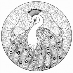 peacock mandala