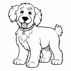 a goldendoodle dog