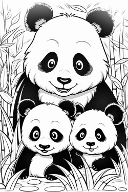 pandas family
