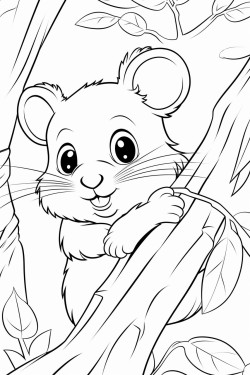 hamster in a tree