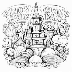 magical fantasy world with words reading is magic