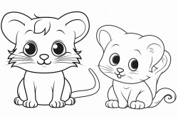 little cat and mouse