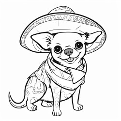 chihuahua in a taco costume