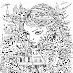 coloring page journal index