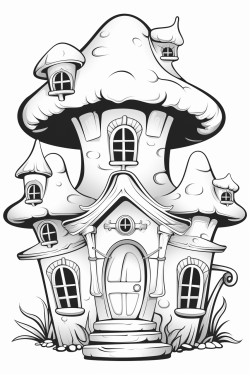 fantasy mushroom house
