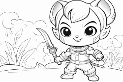 coloring page for kids