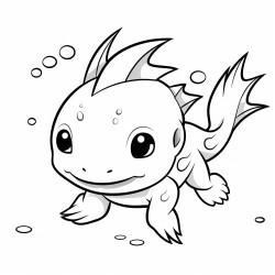 axolotl cute