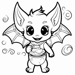 cute zombie cooking bat shaped cookies