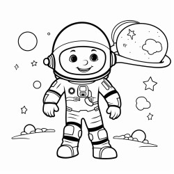 kosmonaut bajkowy dzieci