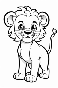 young lion with the words little lions