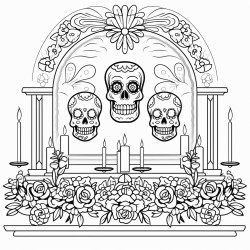 day of the dead altar